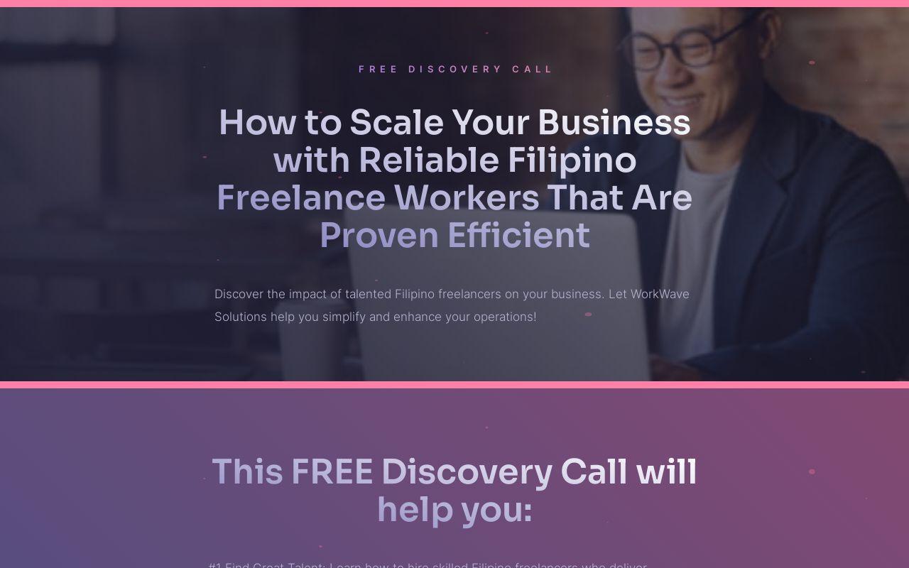 WorkWave Solutions Landing Page